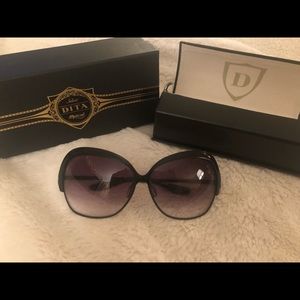 DITA Women’s Marseilles Sunglasses in Black - NEW